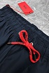 Мужские тёмно-синие шорты Hugo Boss Dugo logo-embroidered