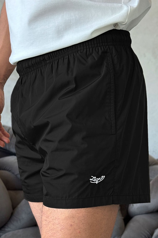 Мужские чёрные шорты Zegna