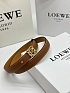 Женский кожаный ремень Loewe Anagram - ширина 2 см, длина 75 / 80 / 85 / 90 см (2 расцветки)