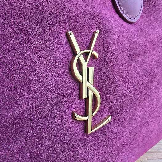 Замшевая сумка Yves Saint Laurent 39x23 см   