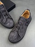 Замшевые кроссовки Zegna Triple Stitch