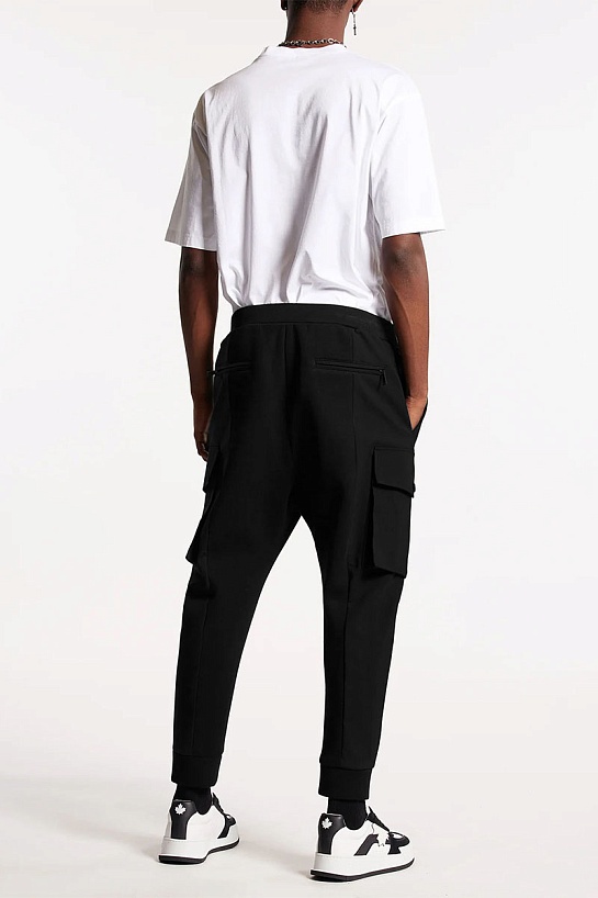 Мужские чёрные джоггеры Dsquared2