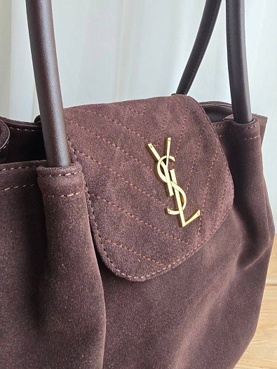 Замшевая сумка Yves Saint Laurent Le 5 a 7 40x22   