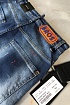Мужские джинсы Dsquared2 paint splatter - Navy