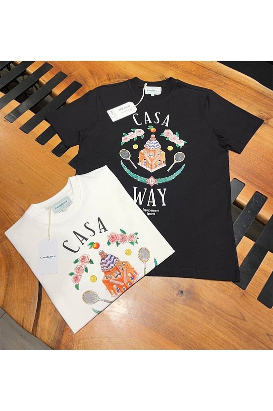 Белая футболка Casablanca Casa Way