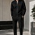 Чёрные спортивные штаны Giorgio Armani