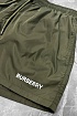 Мужские зелёные шорты Burberry