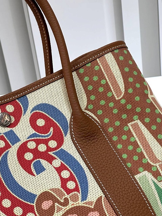 Женская сумка Hermes Garden Party Premium 36x26x17 см