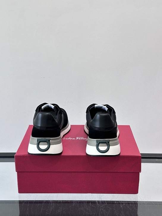 Мужские комбинированные кроссовки Salvatore Ferragamo