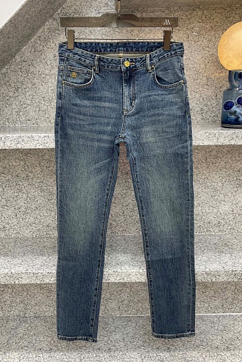 Мужские светло-синие джинсы Louis Vuitton   