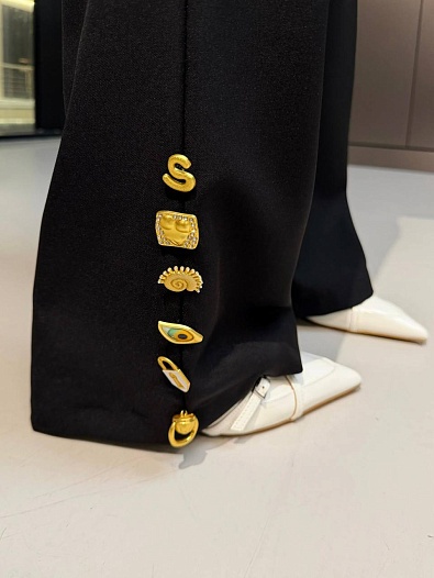 Женские брюки Schiaparelli premium - Black   