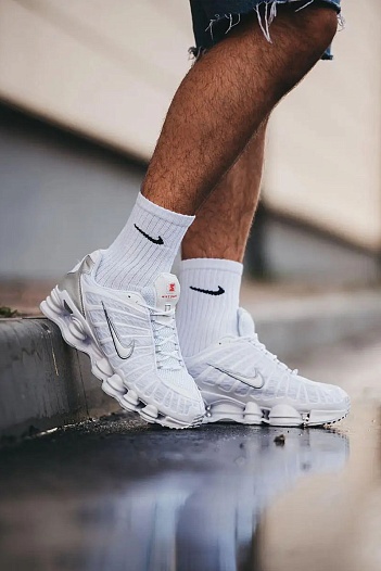 Кроссовки Nike Shox TL - White   