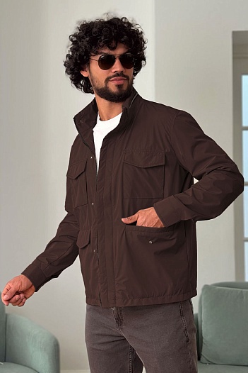 Мужская коричневая куртка Loro Piana Traveler   