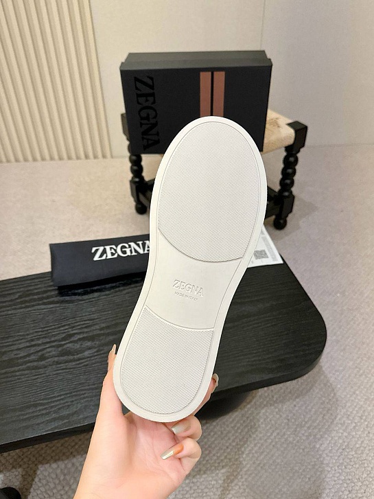 Мужские кроссовки Ermenegildo Zegna Triple Stitch - Navy