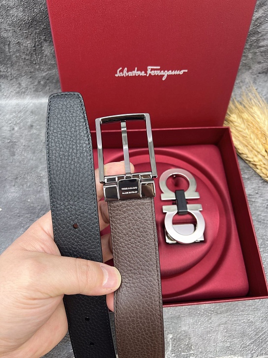 Кожаный ремень Salvatore Ferragamo premium