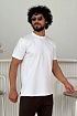 Мужская белая футболка Loro Piana