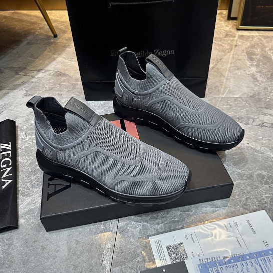 Мужские текстильные кроссовки Ermenegildo Zegna