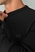 Мужской джемпер чёрного цвета Hugo Boss logo-embroidered
