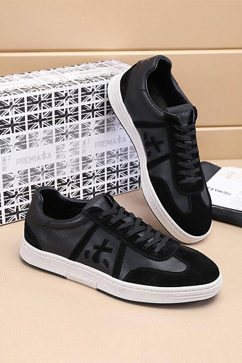 Комбинированные кроссовки Premiata Bonnie - Black   