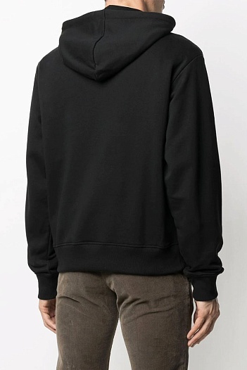 Худи чёрного цвета Kenzo Tiger logo-embroidered   