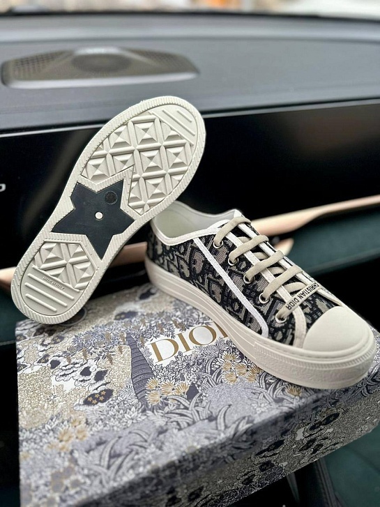 Женские кроссовки Dior Walk'n'Dior Oblique motif