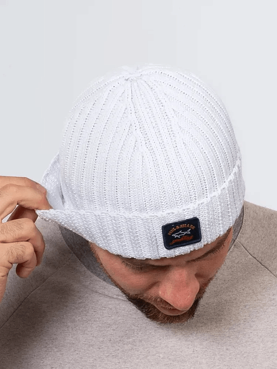 Шапка Paul & Shark logo-badge - White