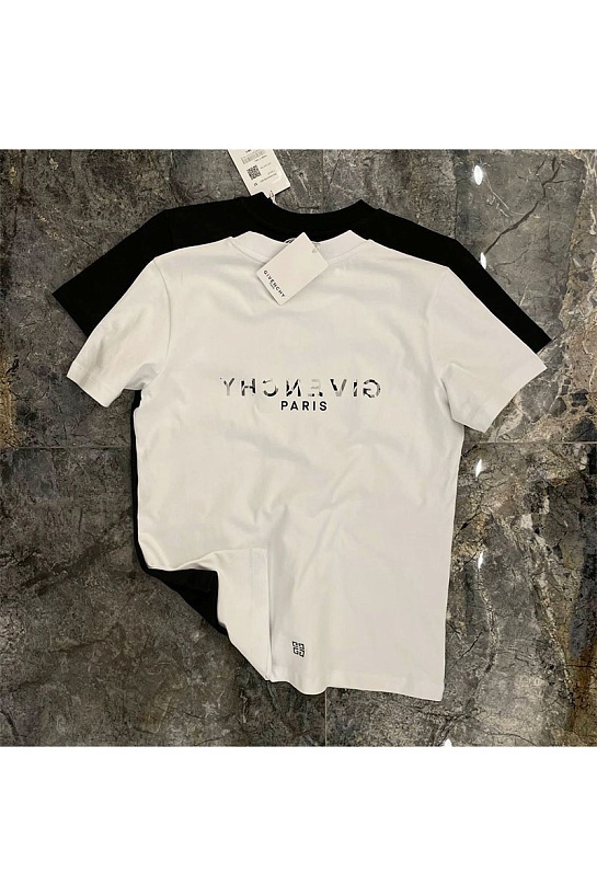 Мужская футболка Givenchy Paris Reverse - White