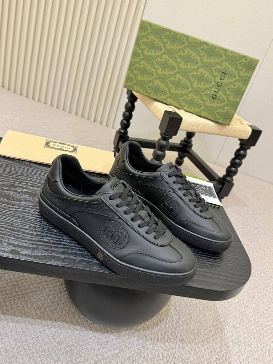Мужские кроссовки Gucci G75 - Black