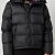 Чёрная куртка со съёмными рукавами Burberry Lockwell logo-patch