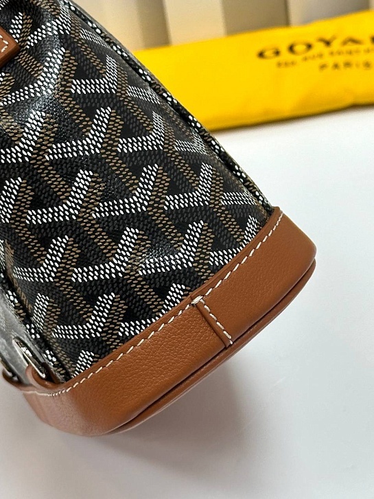 Женский рюкзак Goyard Alpin Mini Premium 23x19x9.5 см - Brown