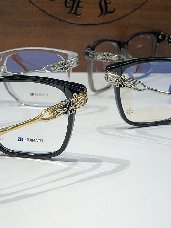 Очки Chrome Hearts с прозрачными линзами