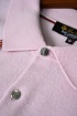 Розовое поло с длинным рукавом Loro Piana premium