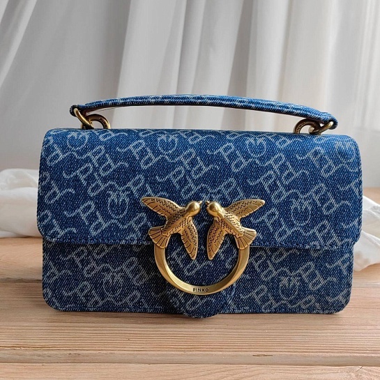 Женская сумка Mini Love Denim 21x12 см