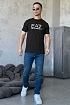 Мужская чёрная футболка Emporio Armani 7