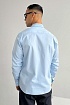Рубашка голубого цвета Paul & Shark logo-embroidered