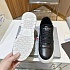 Кожаные кроссовки с мехом Prada