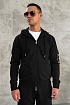 Мужская кофта чёрного цвета Moncler side pocket