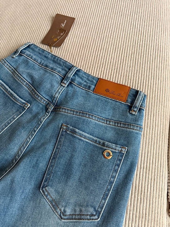 Синие женские джинсы Loro Piana premium