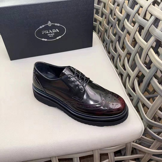 Лакированные ботинки Prada premium - Black / Brown