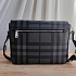 Кожаная сумка Burberry Bruno London Check 32x23 см