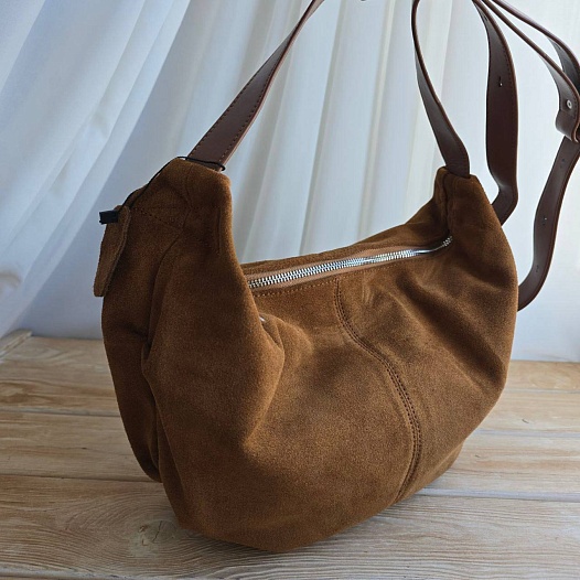 Женская замшевая сумка MIU MIU 34x23 см   