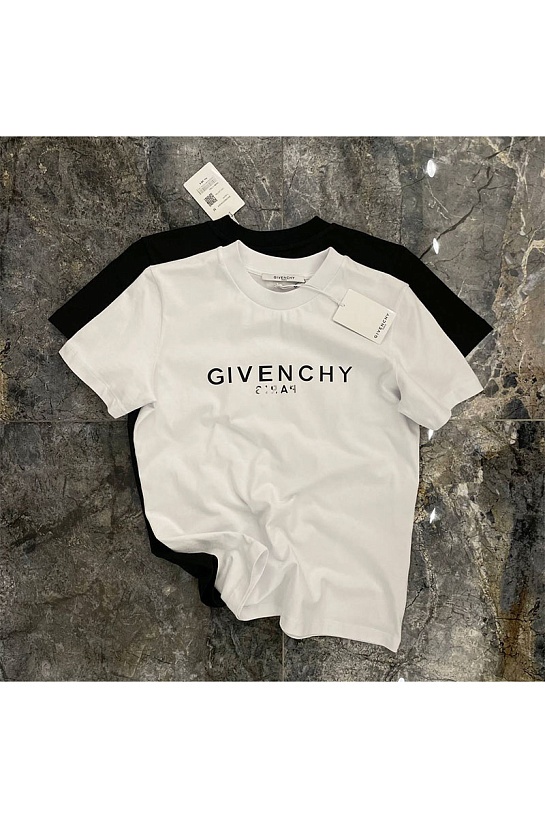 Мужская футболка Givenchy Paris Reverse - White