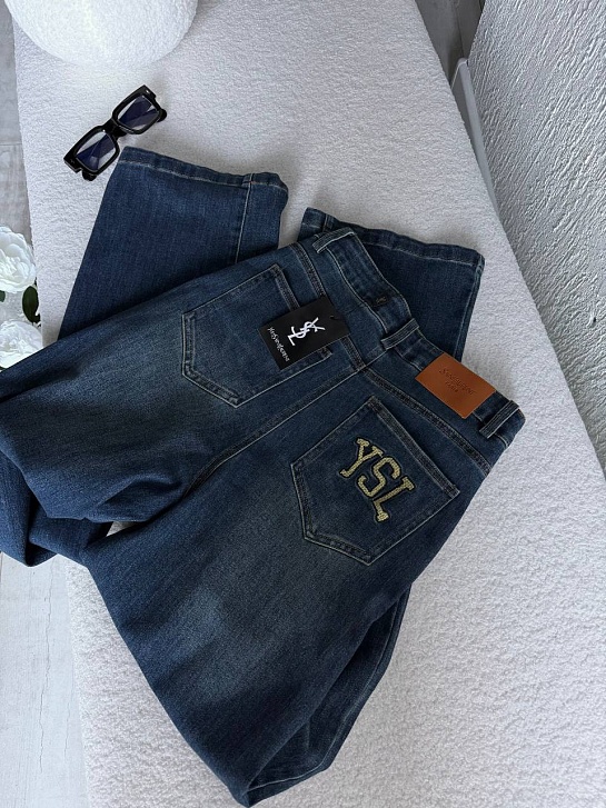 Женские синие джинсы Yves Saint Laurent premium