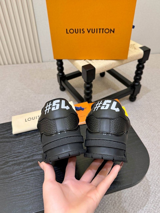 Мужские кроссовки Louis Vuitton Trainer - Black