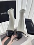 Женские кожаные сапоги Chanel premium