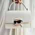Женская сумка Karl Lagerfeld ikonik 22x15 см - White