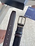 Двусторонний кожаный ремень Prada premium