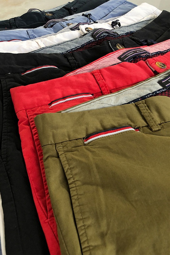 Мужские голубые шорты Tommy Hilfiger