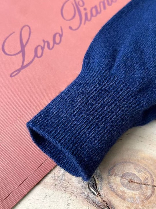 Мужская водолазка Loro Piana Premium - Dark Blue