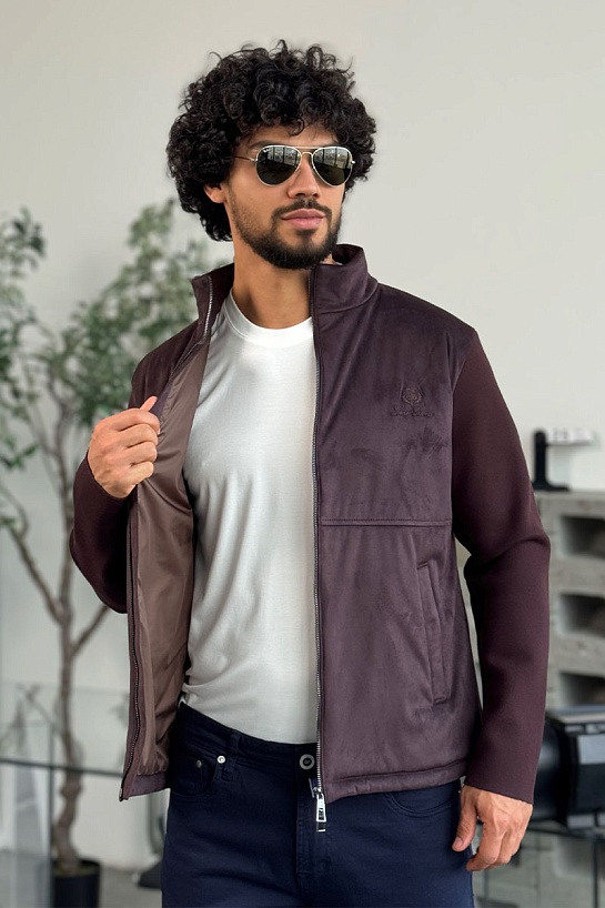 Мужская куртка Loro Piana коричневого цвета